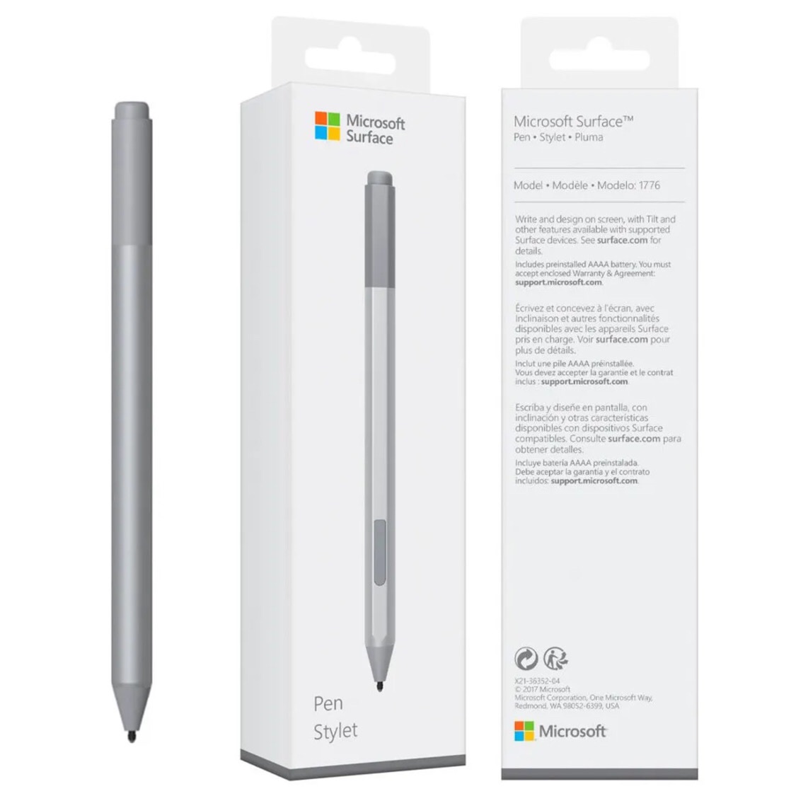 Microsoft Surface Pen 1776 シルバー - 液タブ・ペンタブ