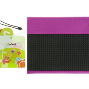 Upixel WY-B010 Soho Envelope Clutch – Purple/Black | Stylish & Creative Pixel Art Clutch (21 x 27.3 x 1.5 cm)